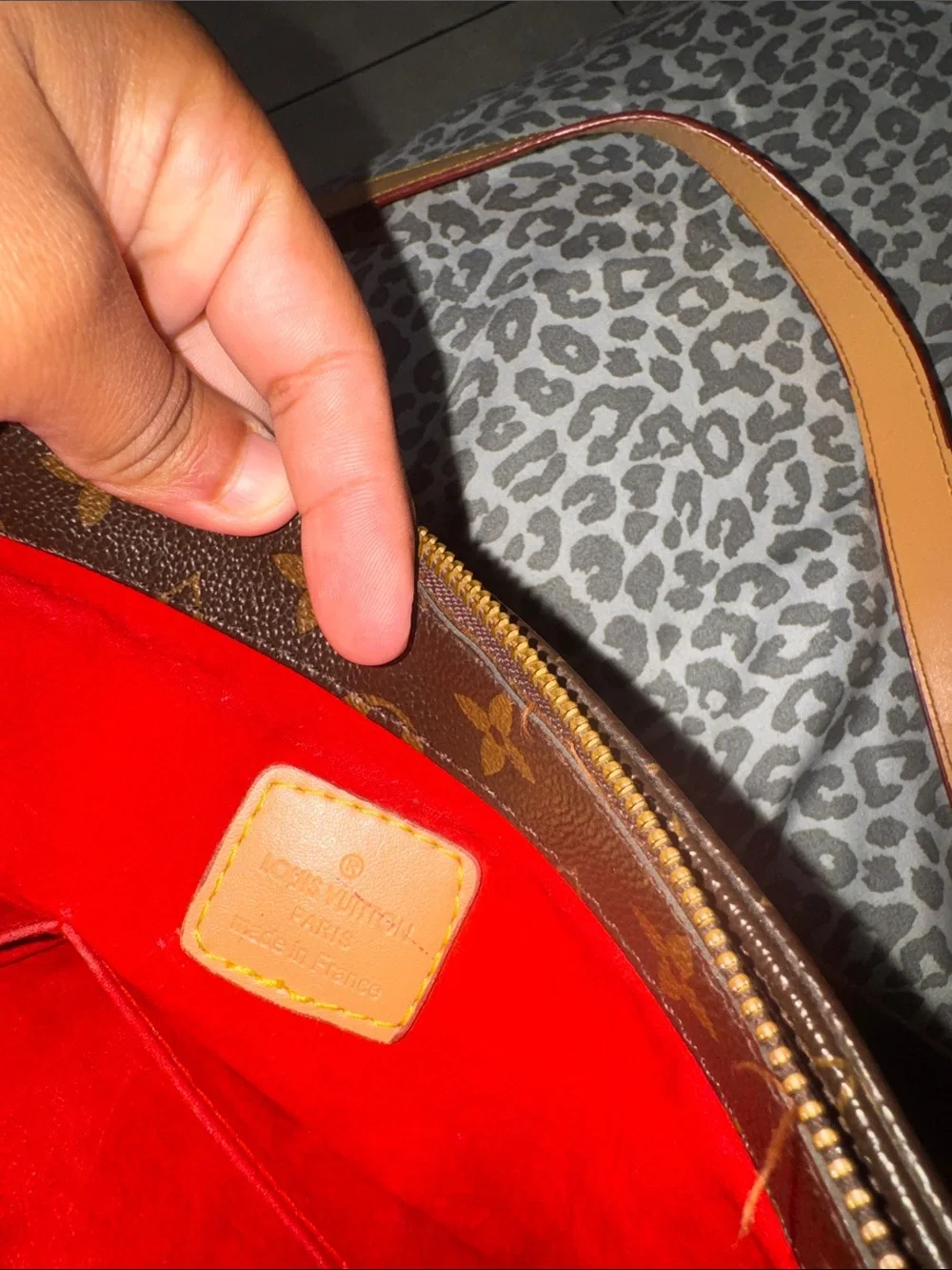 Louis Vuitton Monogram Canvas Crossbody with Natural Vachetta Trim